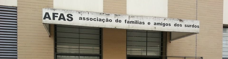 AFAS - Associação de Famílias e Amigos dos Surdos banner